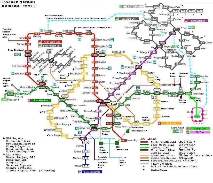 mrt 7 σταθμοί χάρτης