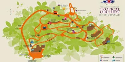 Singapore botanic gardens χάρτης