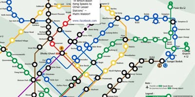 Χάρτης Σιγκαπούρη mrt