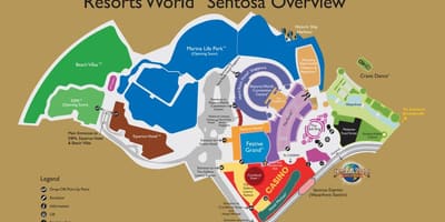Resorts World Sentosa χάρτης