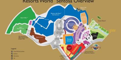 Resorts World Sentosa χάρτης
