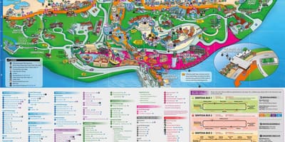 Sentosa χάρτης αξιοθέατα