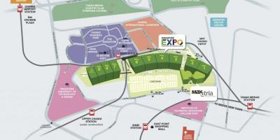 Χάρτης της Singapore expo