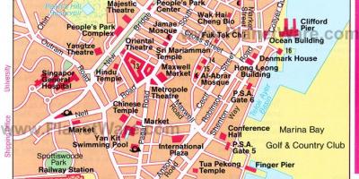 Chinatown, Σιγκαπούρη εμφάνιση χάρτη